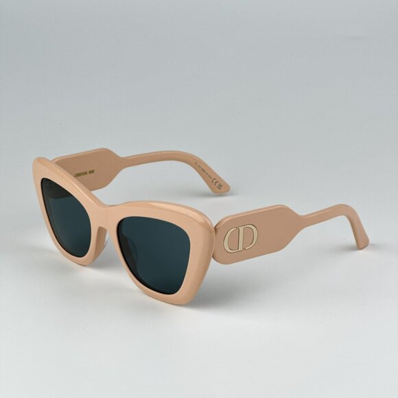 Dior DIORBOBBY B1U 40C0 BRAND NEW Sunglasses Powder Pink Green Women Butterfly main image 4